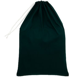 School Drawstring Linen Bag, Green